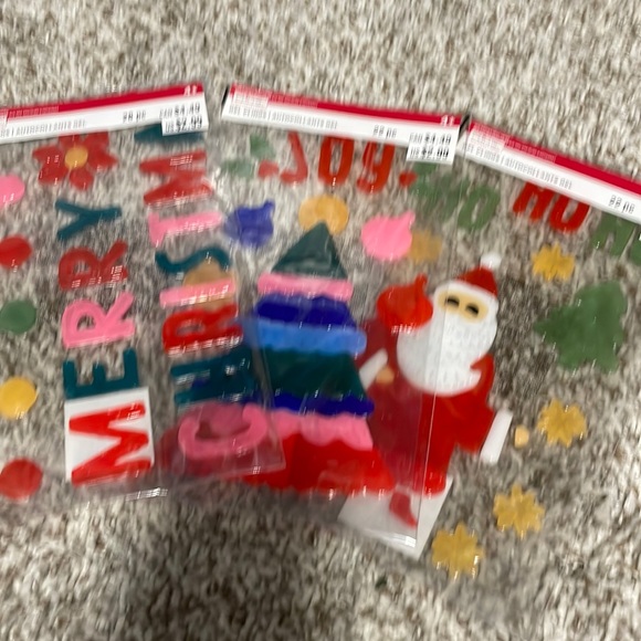 Gel Christmas Cling Set - Picture 1 of 4